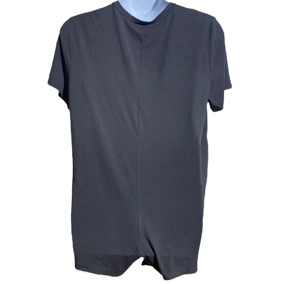 Black Short Sleeve Jumpsuit - Picture 8 of 12